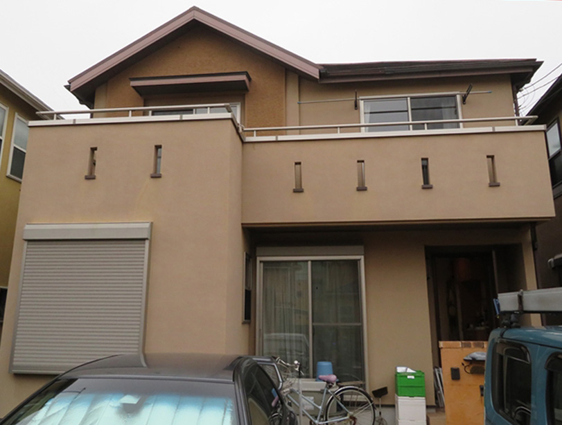 外壁塗装 日野市Ｋ様邸 施工前外壁全景20210113IMG_7816